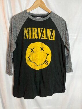 Women's Nirvana Knit Baseball Jersey Size L, NWOT